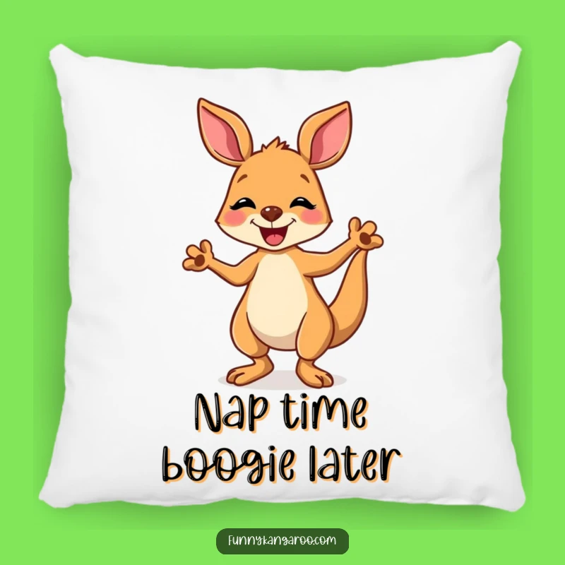 Funny Kangaroo Dancing Pillow, Soft Cartoon Comfort for Happy Homes