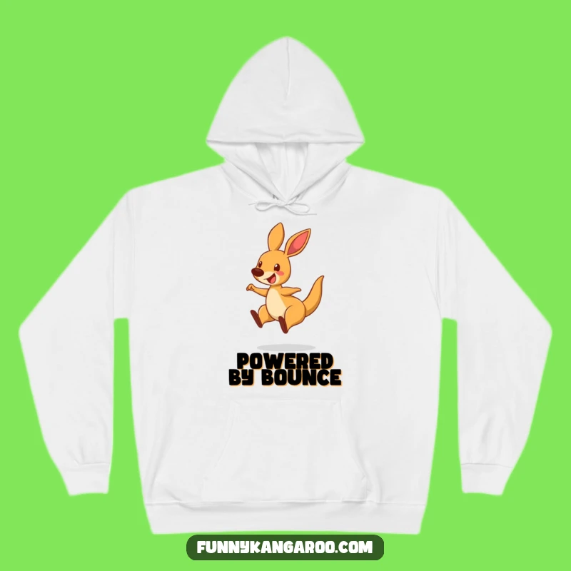 Funny Bouncing Kangaroo Hoodie - Cozy & Hilarious Cartoon Animal Apparel Gift